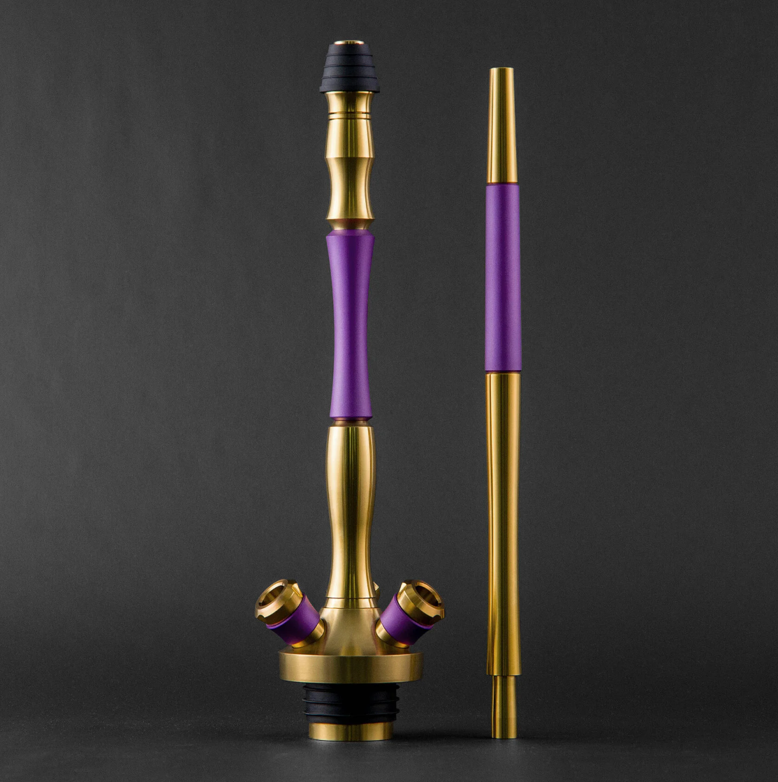 Union Hookah Fibonacci PVD Violet Velvet
