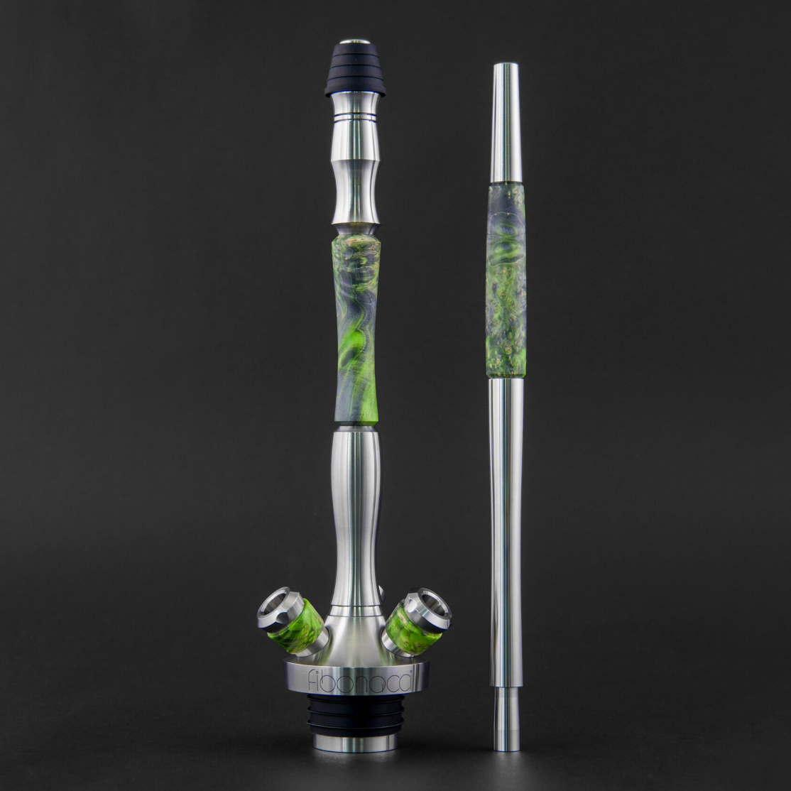 UNION HOOKAH Fibonacci Stabilized Wood Green【8/25頃配送商品】