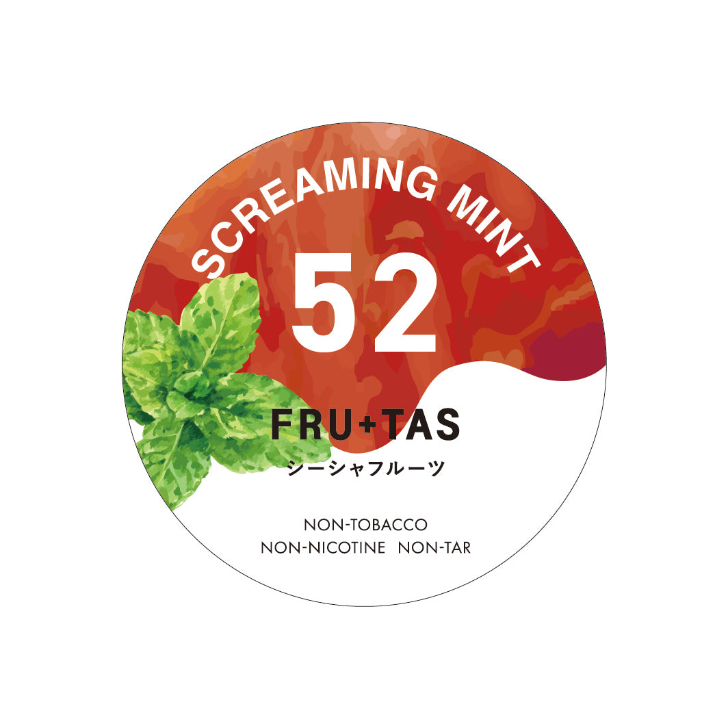 52 SCREAMING MINT（スクリーミングミント）FRU+TAS ノンニコチン