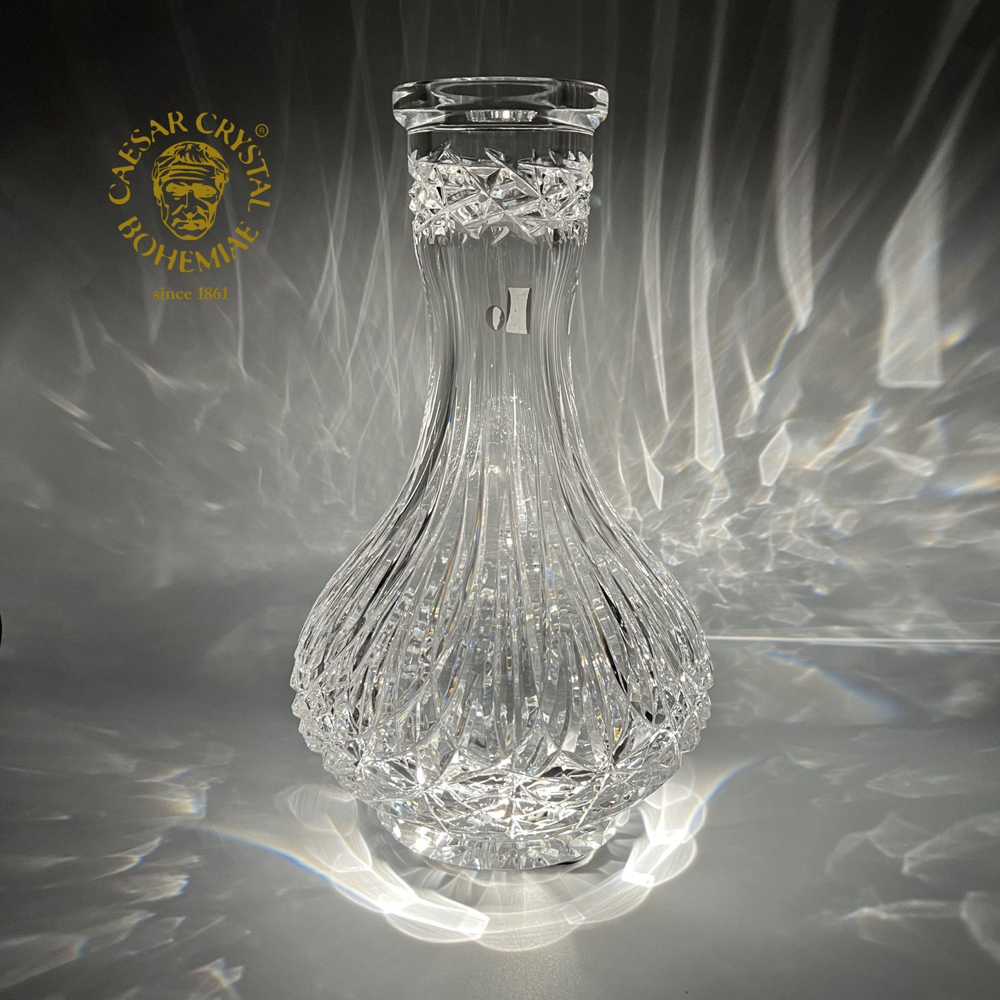 Caesar Hookah Base SPIKES2 - Caesar Crystal Bohemiae - Large Hookah Bottle Base Caesar