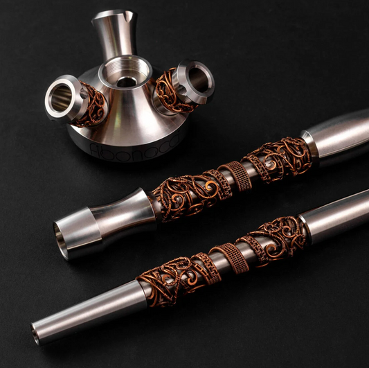 Union Hookah Fibonacci Skeleton Copper