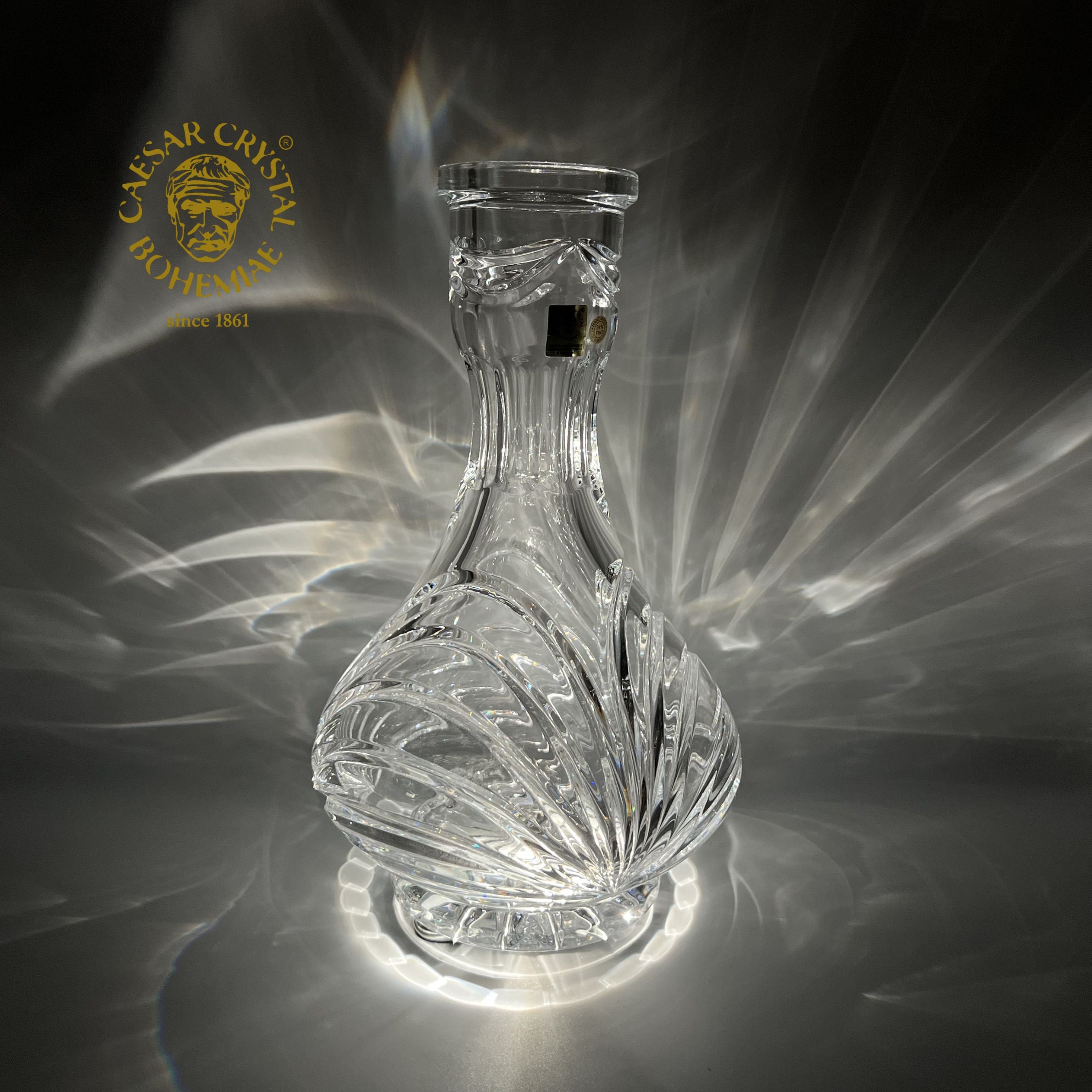 CAESAR　crystal　BOHEMIAN　crystalガラスバケット Caesar Hookah base FOUNTAIN - Caesar Crystal Bohemiae-Large shisha