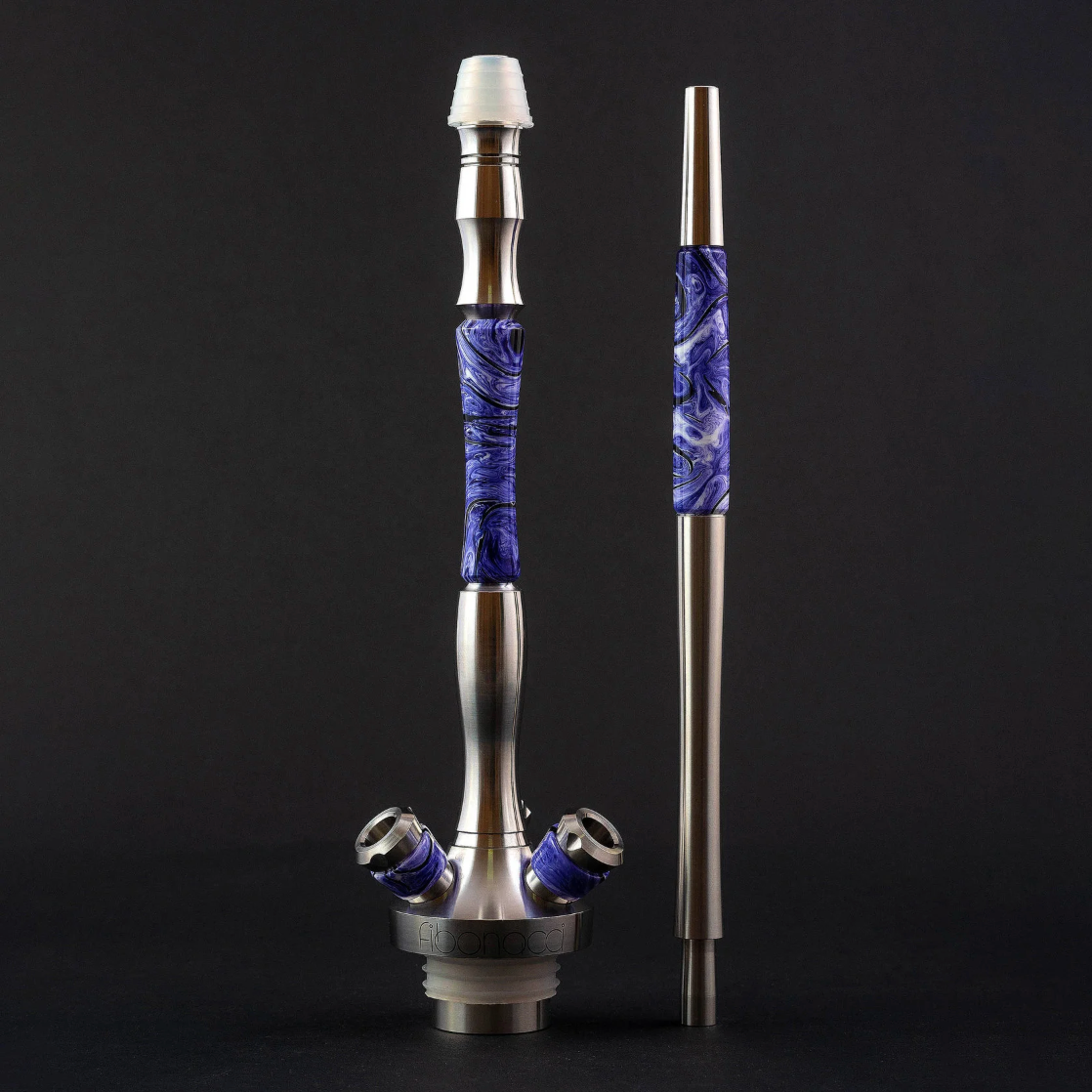 Union Hookah Fibonacci Acrylic PurpleⅡ