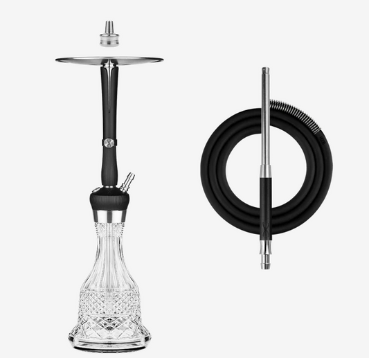Hoob Enzo Black × Stainless Steel(Bell Pro Carved glass v2セット)