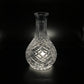 Shisha Glass Base Bottle -Drop Cross Line- Clear
