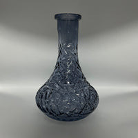 シーシャ用ガラスベースボトル -Drop Rock Crystal Black-