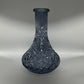 Shisha Glass Base Bottle -Drop Rock Crystal Black-
