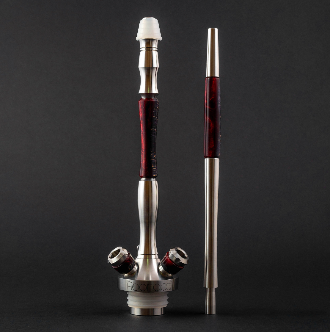 UNION HOOKAH Fibonacci Hybrid Black&Red【8/25頃配送商品】