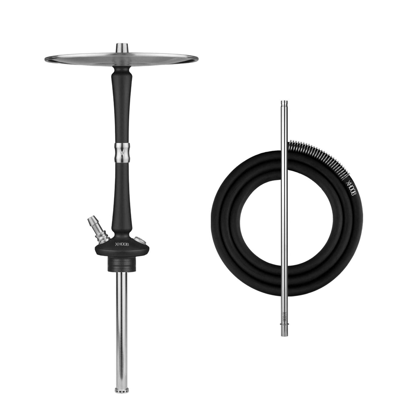 Hoob Go Black × Stainless Steel
