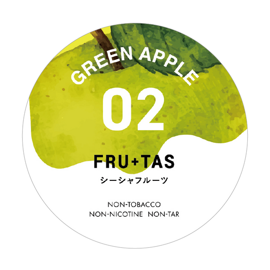 FRU+TAS(グリーンアップル)ノンニコチンシーシャフレーバー
