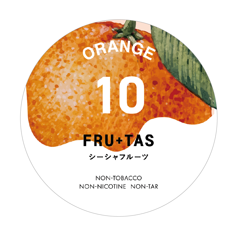 FRU+TAS（オレンジ）ノンニコチンシーシャフレーバー