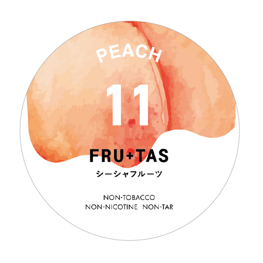 FRU+TAS(ピーチ)ノンニコチンシーシャフレーバー